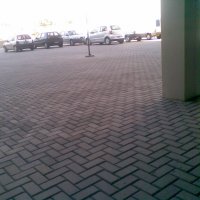 Modelo tijolo assentado tipo escama bloquete